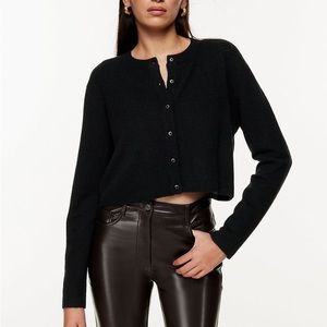 Aritzia Wilfred Sicily Cardigan in Black